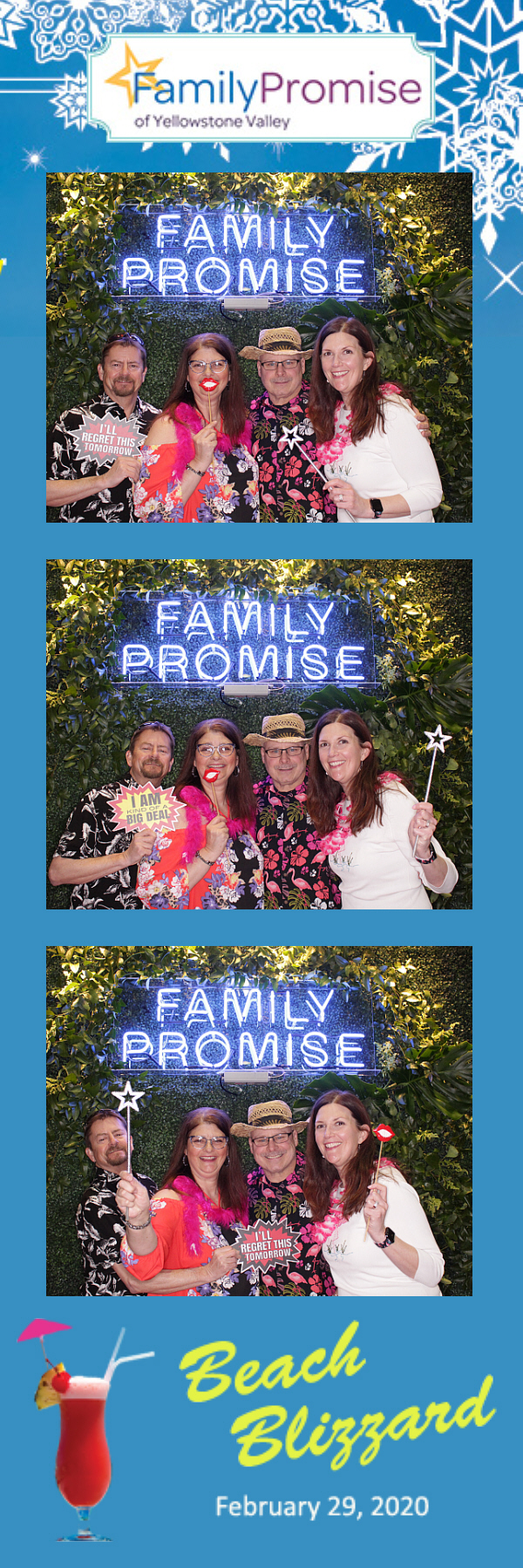 Beach Blizzard Party for a Promise- A Toast To 15 Years! | View more photos from the event at gallery.photoboothbillings.com/u/PhotoBoothBillings/Beach-Blizzard-Party-for-a-Promise-A-Toast-To-15-Years